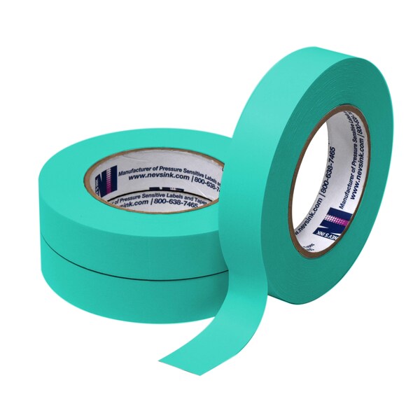 1 wide x 60yd Aqua Labeling Tape, PK3